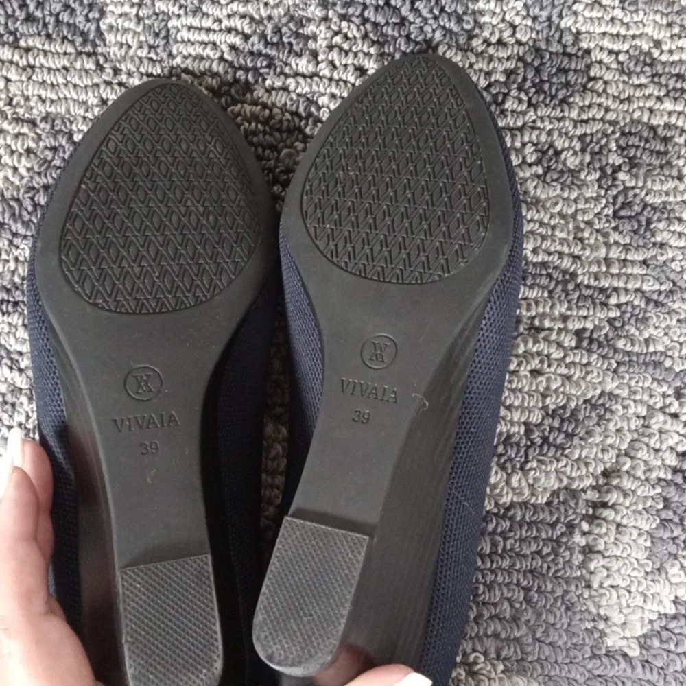 Vivaia Tamia Wedge Pro Comfort Support Arch Navy Blue Anti Slip Size 39